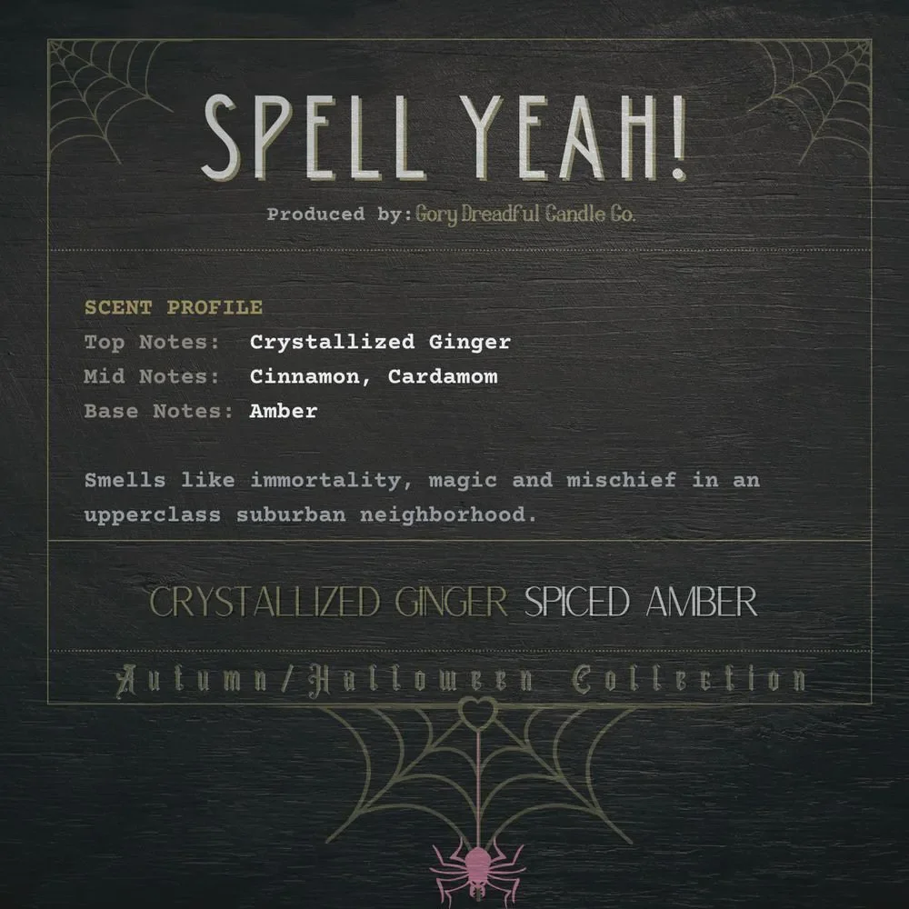 Spell Yeah! Sizzling Room Salt Crystal Potpourri: Ginger & Spiced Amber - Mini